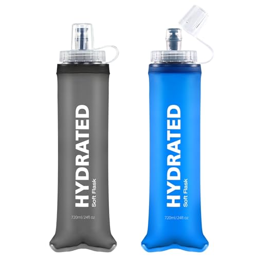 24oz Collapsible Soft Water Bottle (2 Count)
