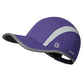 Baseball Cap Nylon Running Cap Outdoor Sports Hat for Men Women Adjustable Quick Drying Reflective Foldable UPF50+ Breath Mesh Water Repellency Race Performance Lightweight Dark Purple