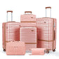 Luggage Sets with TSA Lock Hardside PC+ABS Carry On expandable Suitcase with Spinner Wheels Lightweight Rolling Travel Luggage Sets with YKK