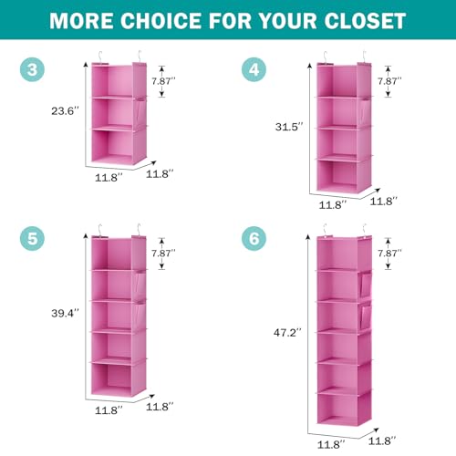Hanging Closet Organizer and Storage (4 Count)