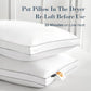 Luxury Feather Down Pillow Standard Queen Size Set of 2 (2 Count)