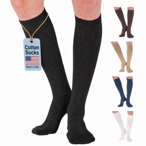 Cotton Knee High Compression Socks 20