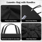 Canvas Laundry Bags with Handles & Square Base 16"Wx16"D x27.6"H