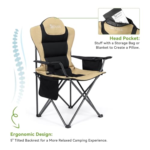 Camping Chairs for Adults (2 Count)