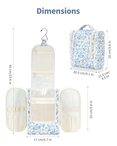 Small Hanging Travel Toiletry Bag for Women