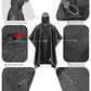 Hooded Rain Poncho Packable Waterproof Unisex Raincoat with Pocket