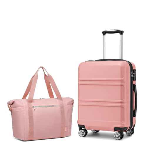Carry On Luggage Airline Approved with Spinner Wheels TSA Lock (2 Count)