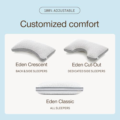Eden Cut Out Bed Pillow for Side Sleepers