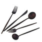 Matte Purple Silverware Set