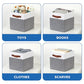 Foldable Fabric Storage Bins with Lids (2 Count)