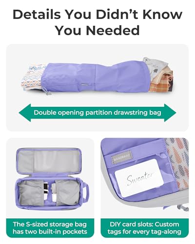 6 Set Compression Packing Cubes for Travel (6 Count)