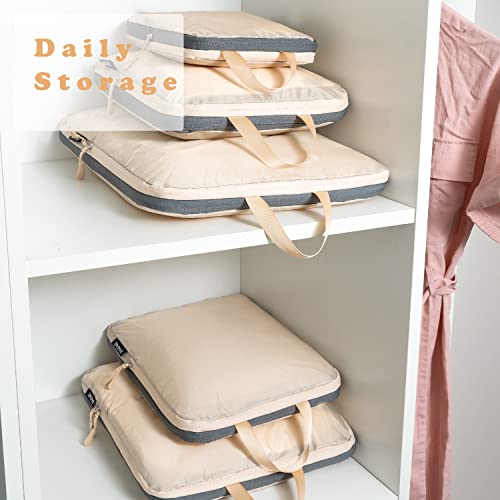 6 Set Ultralight Compression Packing Cubes Packing Organizer for Travel Accessories Luggage Suitcase Backpack