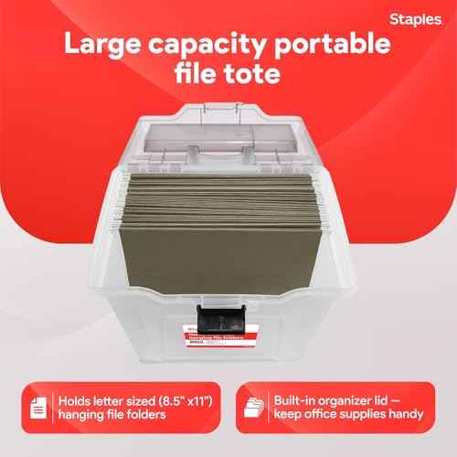 File Box Portable Storage Tote