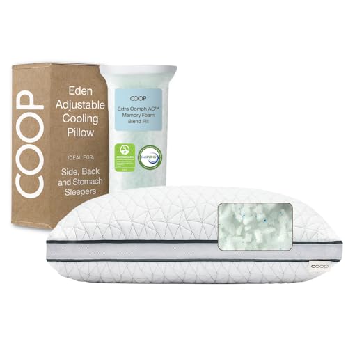 Eden Bed Pillow Queen Size for Sleeping on Back