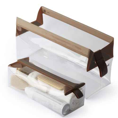 Parcel Clear Travel Kit with Zipperless Magnetic Closure
