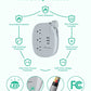 USB C Portable Travel Power Strip