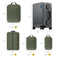 Zipperless Carry On Luggage Airline Approved with Aluminum Frame