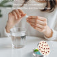 Pill Box 3 Compartment Portable Travel Medicine Box with Mirror