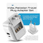 India Maldives Power Plug Adapter Travel Set