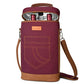 2 Bottle Insulated Wine Tote Carrier Bag
