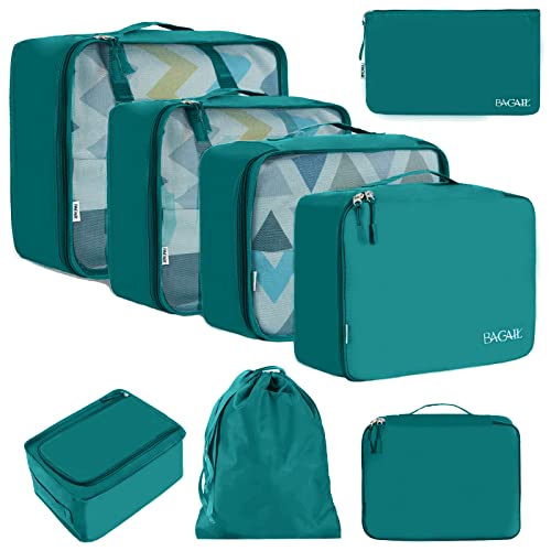 8 Set Packing Cubes Luggage Packing Organizers for Travel Accessories
