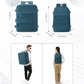 Large Travel Backpack Carry On for Women Man Waterproof Gym Backpacks Mochila de Viaje Travel Bag Essentials Teacher Personal Item Backpack Rucksack Airplane Accessories Must Haves Peacock Blue