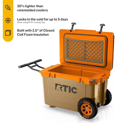 52 QT Ultra Light Wheeled Hard Cooler