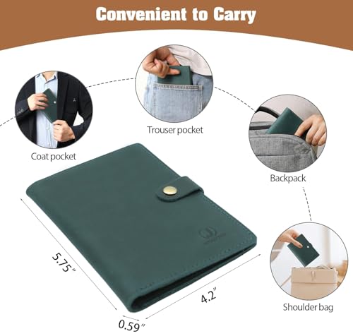 Genuine Leather Passport Holder For Travel