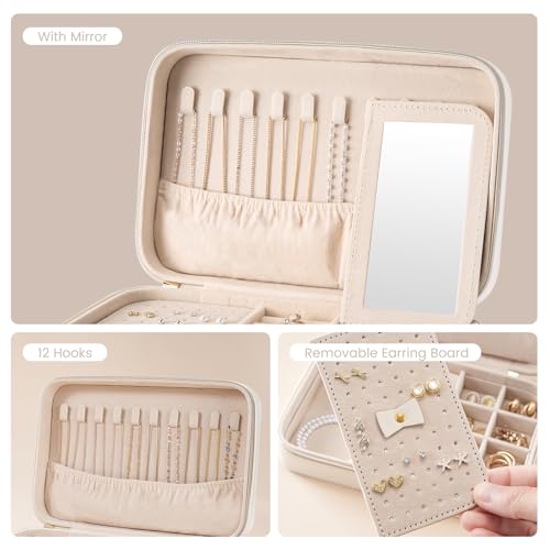 Travel Jewelry Case for Women Girls