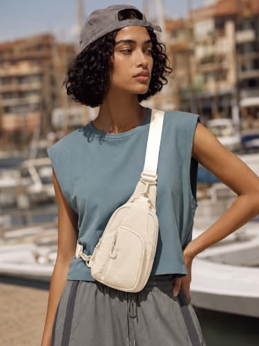 Sling Bag with Adjustable Straps Crossbody Chest Bag Lightweight Small Backpack for Casual Outdoor Traveling Hiking