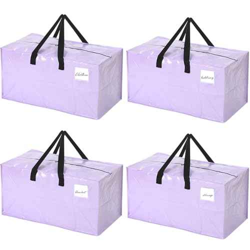 4 Pcs 24 Gallon Extra Large Moving Bags Heavy Duty Storage Bag (4 Count)