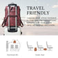 Vegan Leather Laptop Backpack for Women 15.6 inch Work Backpack Fashion Travel Backpack Purse for Business College