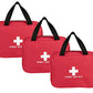 3 Pack Nylon First Aid Empty Kit