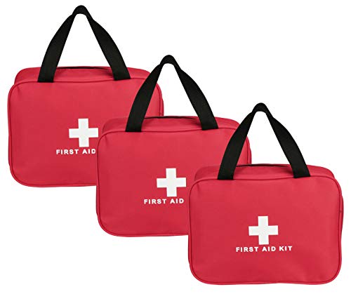3 Pack Nylon First Aid Empty Kit