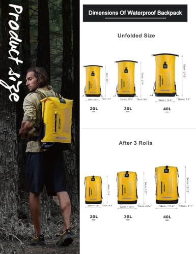 Waterproof Backpack for Men 20L