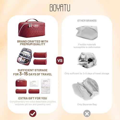 Travel Makeup Bag (3 Count)
