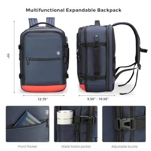 Design Travel Backpack 43l with USB Charging Port Laptop Backpack