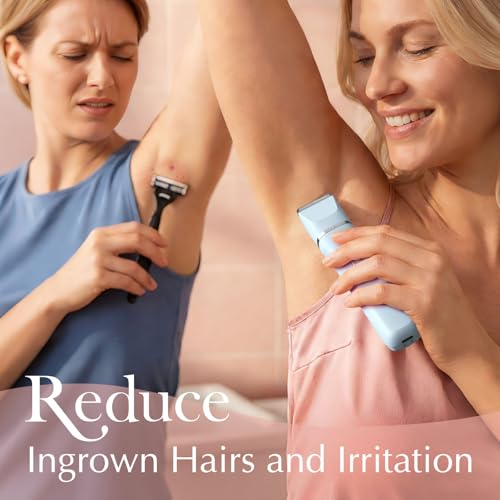2-in-1 Bikini Trimmer for Women, Travel Razors, Beach Essentials