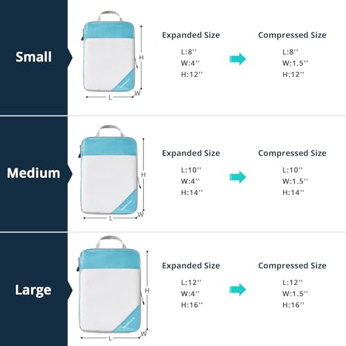 Compression Packing Cubes 6 Set (6 Count)