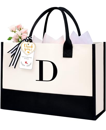 Initial Tote Bag