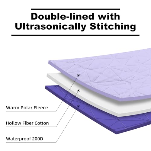 Large Waterproof Outdoor Blanket Thick Fleece 80" x 58"