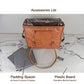 6 Wine Bottles Carrier Leather Bag