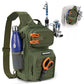 BlowBak Fishing Sling Bag With Rod Holder