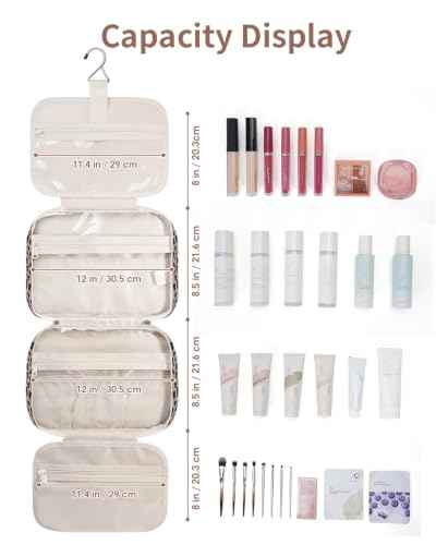 Travel Toiletry Bag for Women Large Capacity