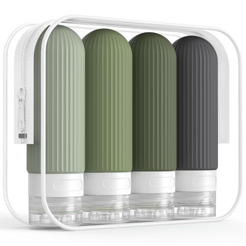 Travel Bottles for Toiletries (4 Count)