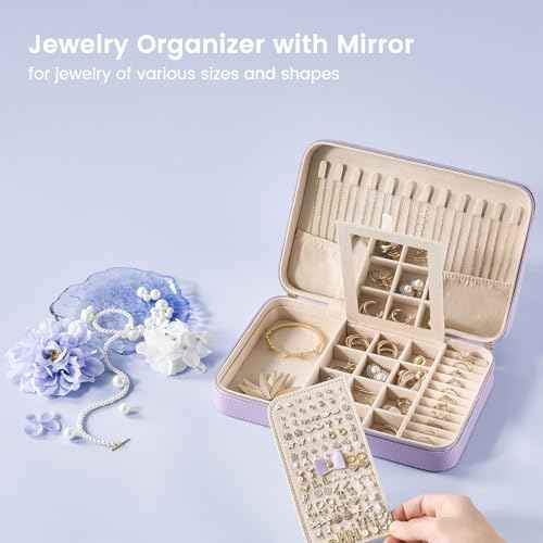 Travel Jewelry Case for Women Girls