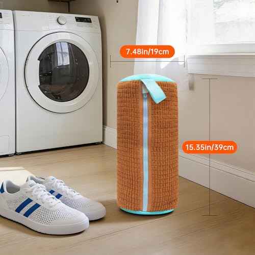 2PCS Chocolate Shoe Washing Machine Bags for All Shoe Types
