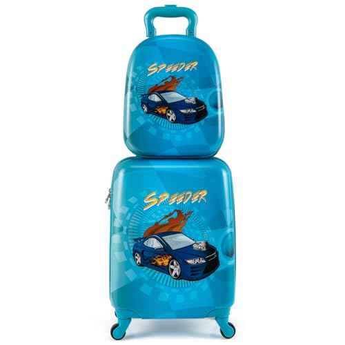 Kids Luggage Travel Backpack & Hard Shell Toddler Suitcase