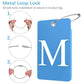 2 Pack Initial Luggage Tags for Suitcases Airplane Travel Essentials (2 Count)