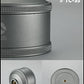 CAMPINGMOON Replacement Empty Refillable Gas Fuel Cylinder Standard for Backpacking Camping Stove EN417 Lindal Valve 110g TC